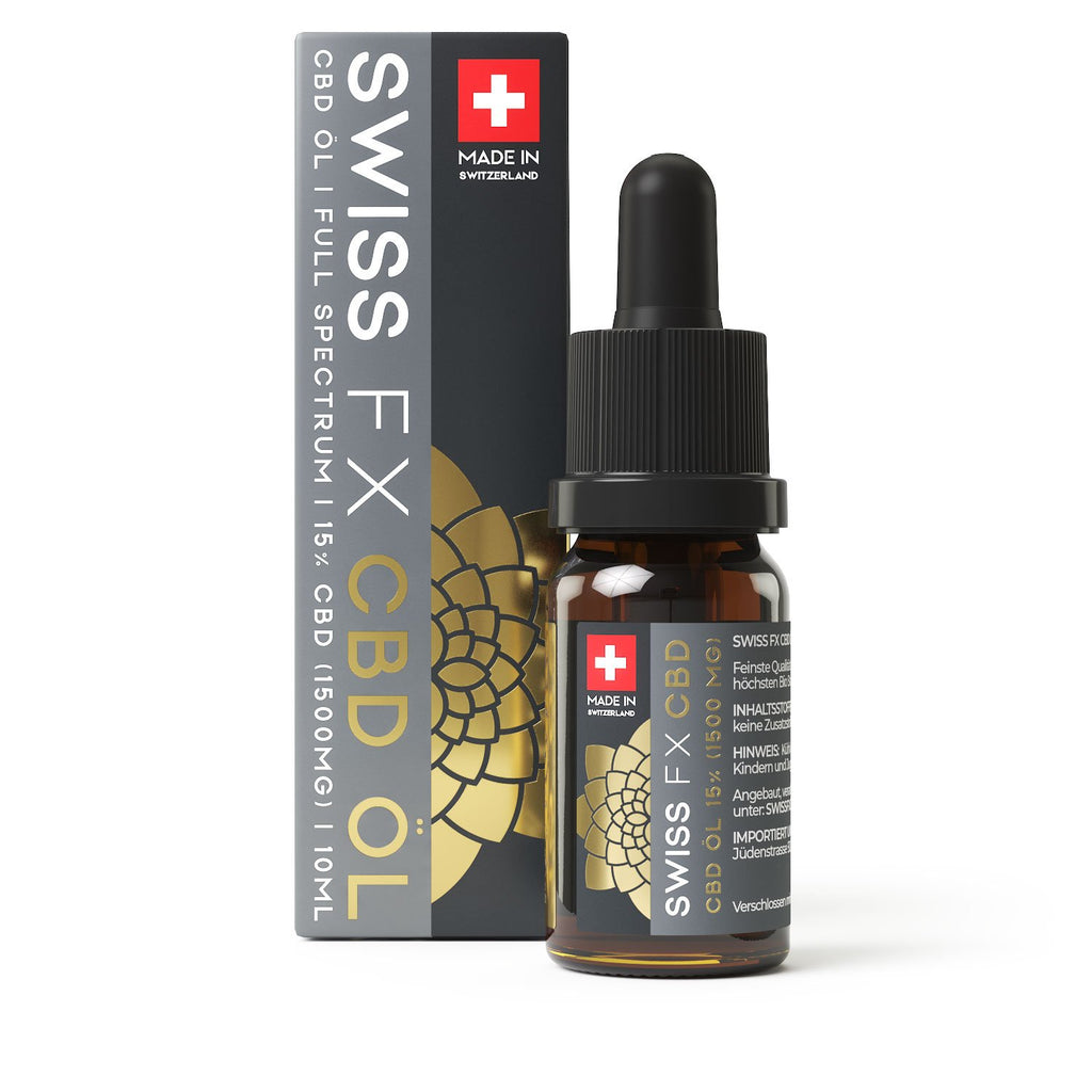 Buy Organic CBD Oil 15% top quality, organically grown - Fast Delivery –  SWISS FX